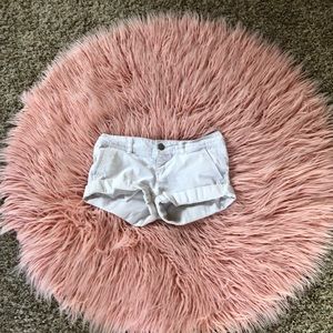 A pair of white shorts from Aeropostale